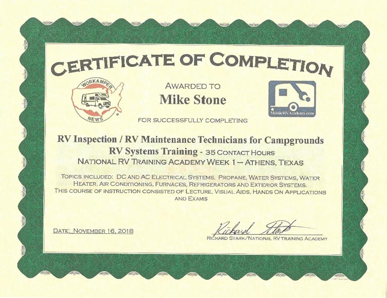 RV-SYSTEM-TRAINING-CERTIFICATE-Mike-Stone