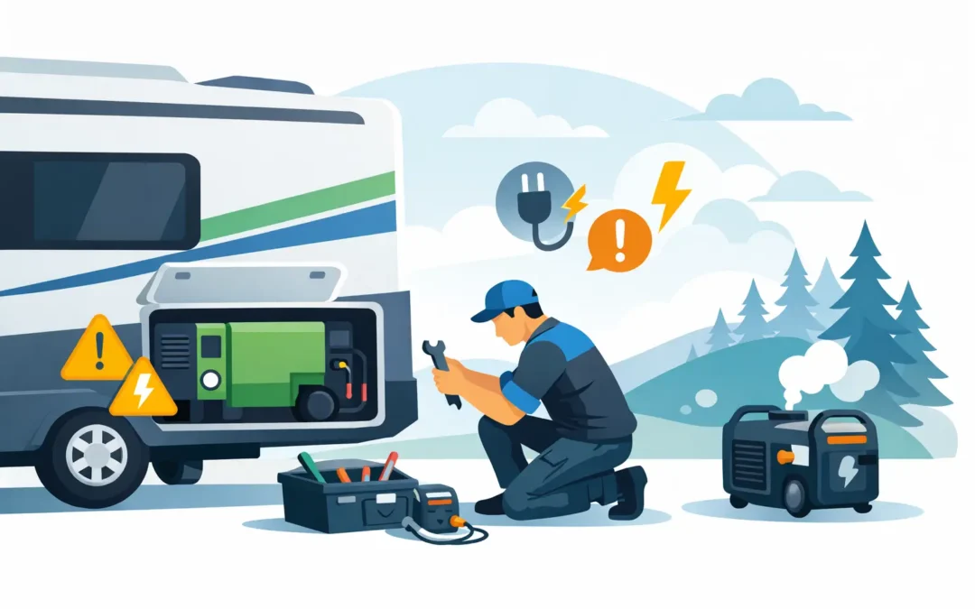 RV Generator Repair When Power Won’t Stay On