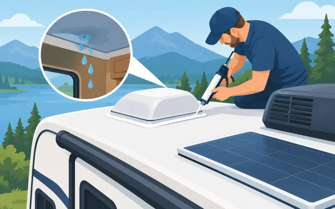 How to Stop RV Roof Leaks Before Damage Spreads
