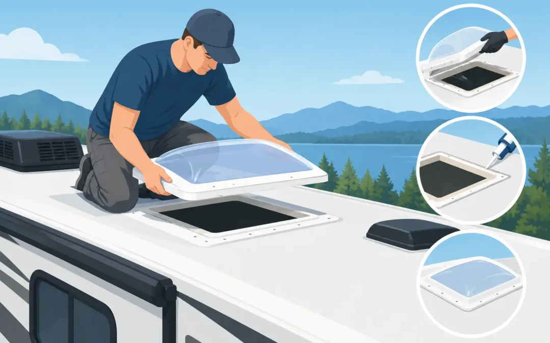 How to Replace RV Skylight Without Roof Leaks