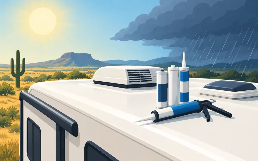 Top RV Roof Sealants for Texas Heat and Rain